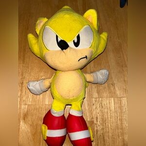 Sonic the Hedgehog yellow Jaccks pacific plush stuffed animals no tag